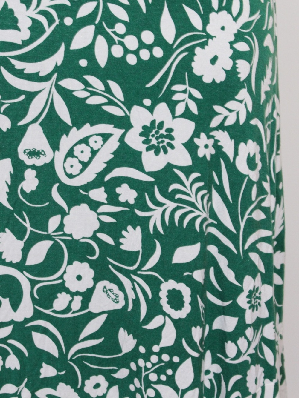 Boden, Eliza Midi Sleeveless Green & White Floral V-Neck  Dress - Picture 11 of 14